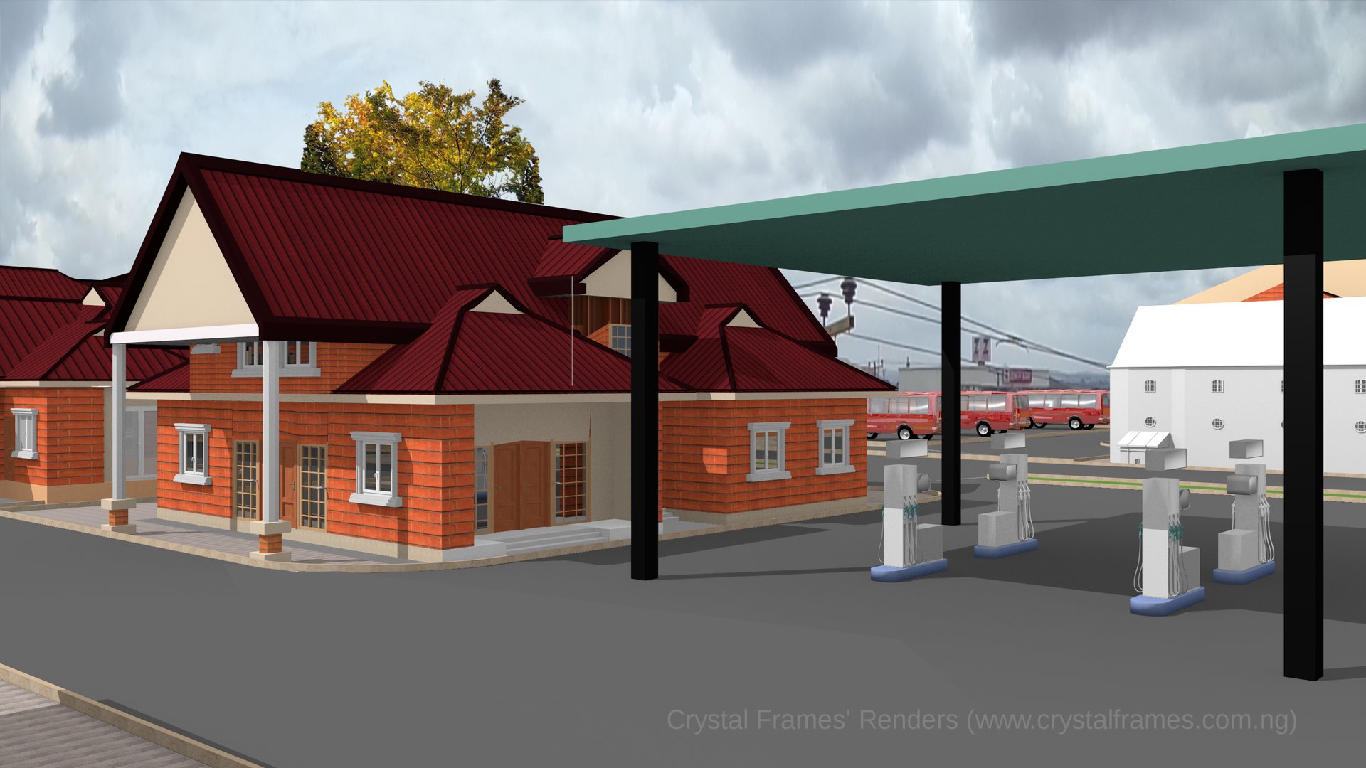 Kubwa Market, Kubwa, Abuja, Nigeria. [Gas Station]